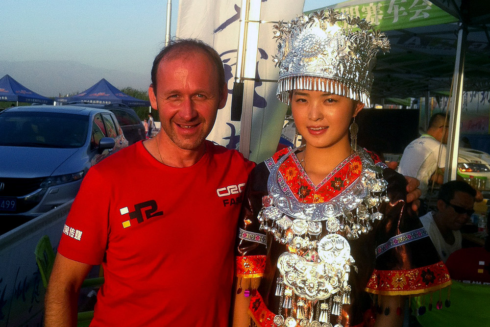 Manfred Stohl unterwegs in China Asiatisches Abenteuer BMP