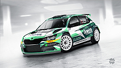 01-Fabia Rally2 Evo, Knobloch-Rausch, RB-Motorsport Rebenland Rallye 2023 CR Knobi.at