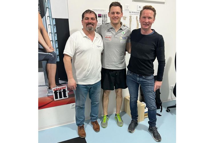 v.l. Dr. Radosav Djukic, Simon Wagner, Mitarbeiter 2