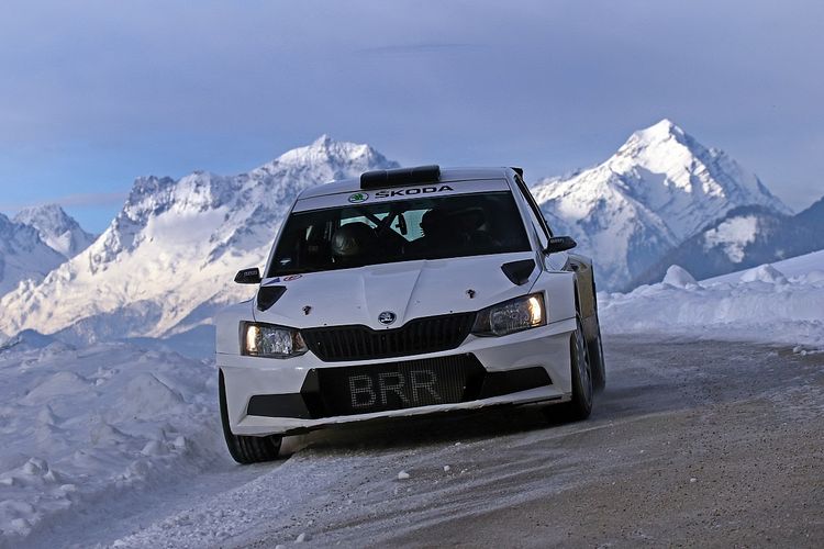 BRR-Testfahrt Gerhard Aigner Skoda Fabia R5 1 c Daniel Fessl